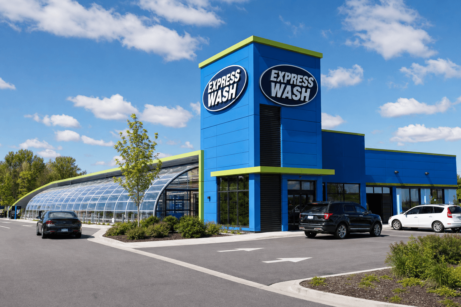 Surf Thru Express building exterior with signage